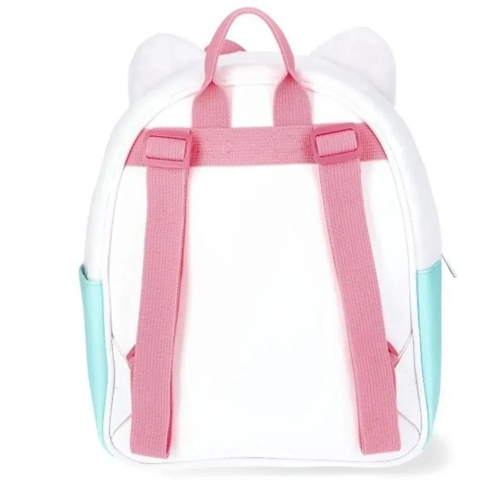 Sanrio Hello Kitty Women's Mini Backpack White‎ Pink Teal Plush Bag NWT